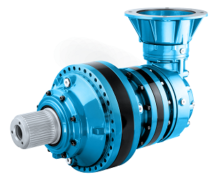 Brevini S Series planetary gearbox, angled view