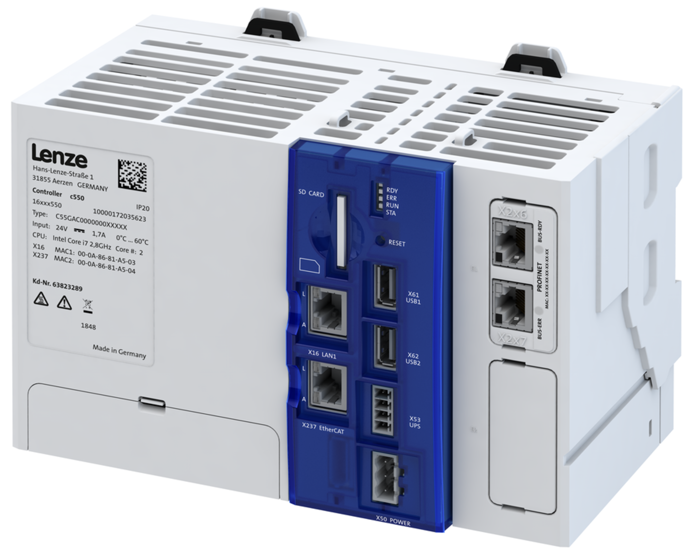 Lenze c550 controller