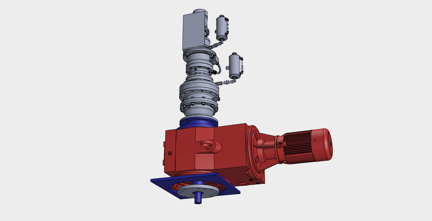 NORD SK9082 planetary reducer with adapter plates